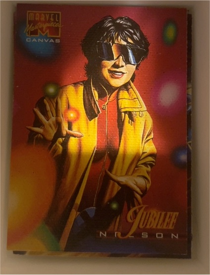 1995 Marvel Masterpieces Canvas #12 Jubilee — front