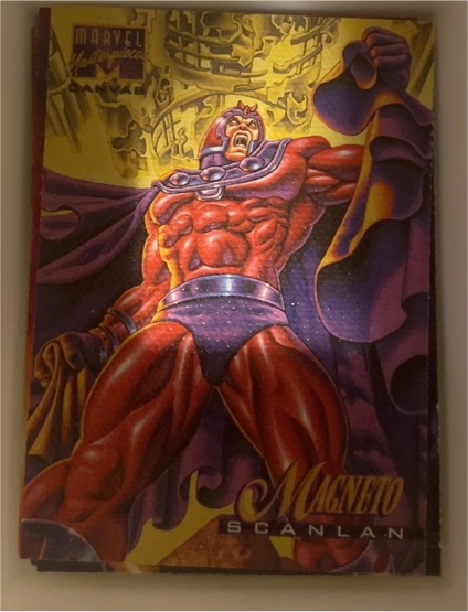 1995 Fleer Marvel Masterpieces Canvas #13 Magneto Scanlan — front