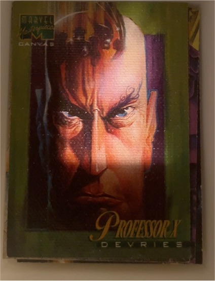 1995 Fleer Marvel Masterpieces Canvas #15 Professor X — front