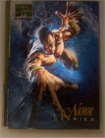 1995 Marvel Masterpieces Canvas #14 Namor — front