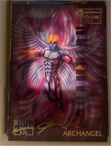 1995 Fleer Marvel Masterpieces #5 Archangel — front