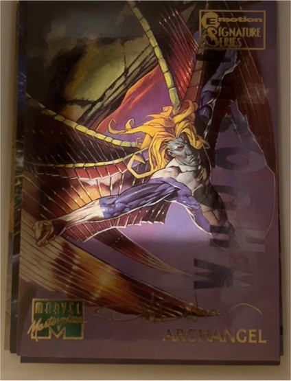 1995 Fleer Marvel Masterpieces #4 Archangel — front