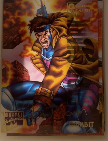 1995 Fleer Marvel Masterpieces #36 Gambit — front