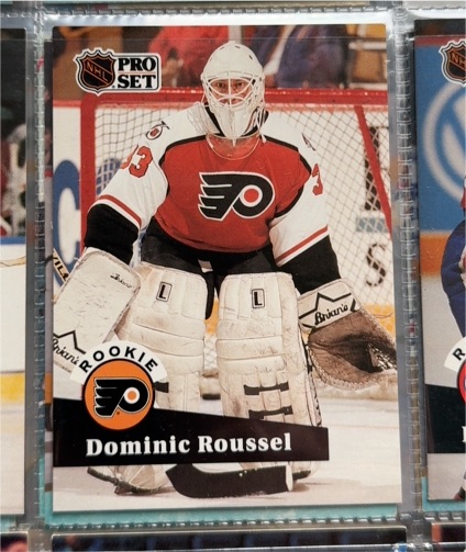 1991 Pro Set #552 Dominic Roussel — front