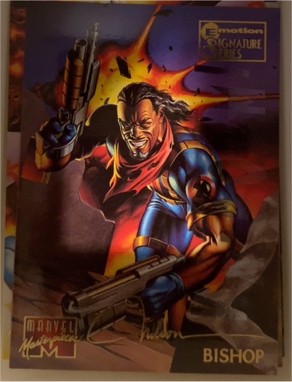 1995 Fleer Marvel Masterpieces #11 Bishop — front