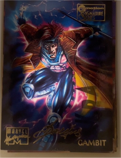 1995 Fleer Marvel Masterpieces #35 Gambit — front