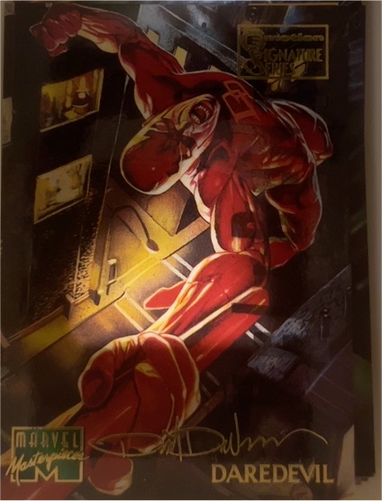 1995 Marvel Masterpieces #25 Daredevil — front