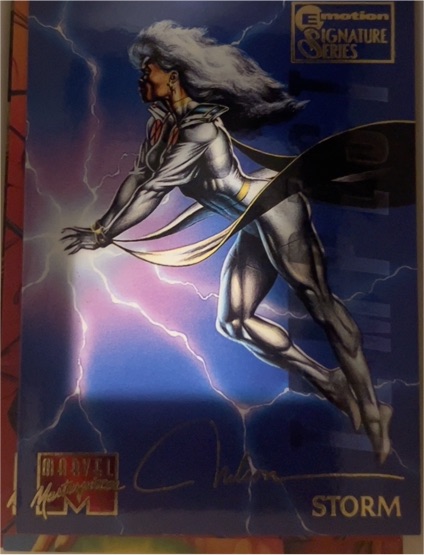 1995 Marvel Masterpieces #95 Storm — front
