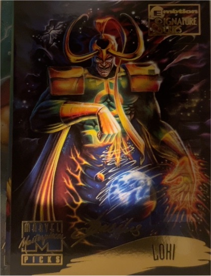 1995 Fleer Marvel Masterpieces #131 Loki — front