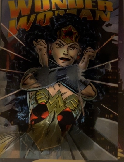 Wonder Woman Comic Cover Card — front