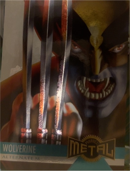 1995 Fleer Marvel Metal #137 Wolverine Alternate M — front