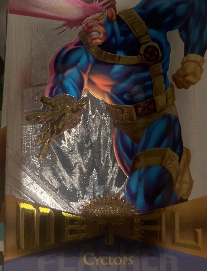 1995 Marvel Metal #91 Cyclops — front