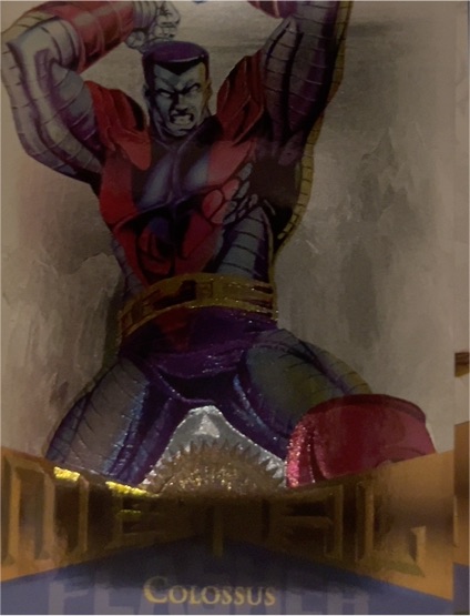 1995 Fleer Marvel Metal #90 Colossus — front