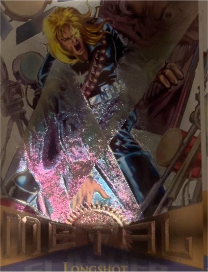 1995 Fleer Marvel Metal #102 Longshot — front