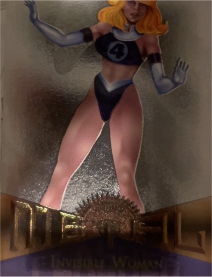 1995 Fleer Marvel Metal #33 Invisible Woman — front