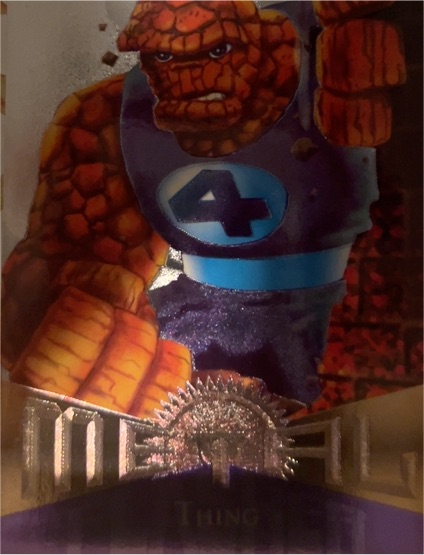 1995 Marvel Metal #42 Thing — front
