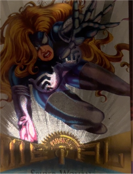 1995 Fleer Marvel Metal #26 Spider-Woman — front