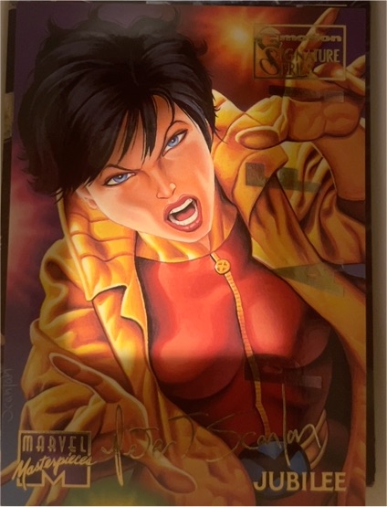 1995 Fleer Marvel Masterpieces #60 Jubilee — front