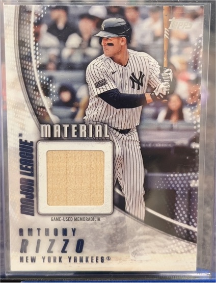 2025 Topps Series 1 Major League Material #MLM-AR Anthony Rizzo — front