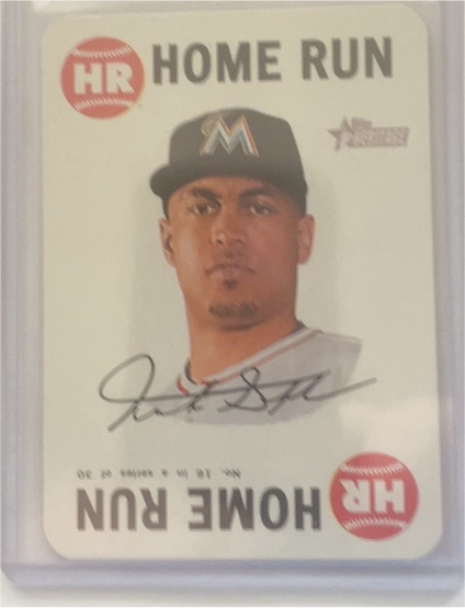 2017 Topps Heritage 1968 Topps Game #16 Giancarlo Stanton — front
