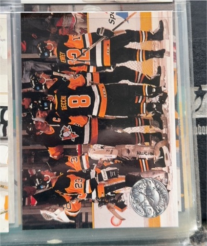 1991-92 Pro Set Platinum #144 Pittsburgh Penguins — front