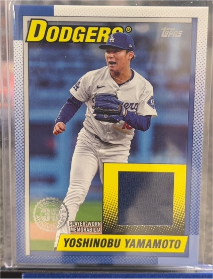 2025 Topps Series 1 #T90R-YY Yoshinobu Yamamoto — front