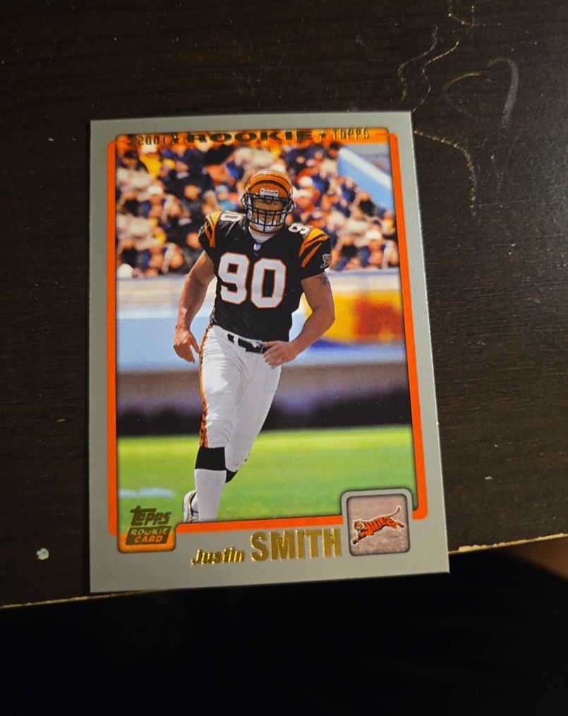 2001 Topps #325 Justin Smith — front