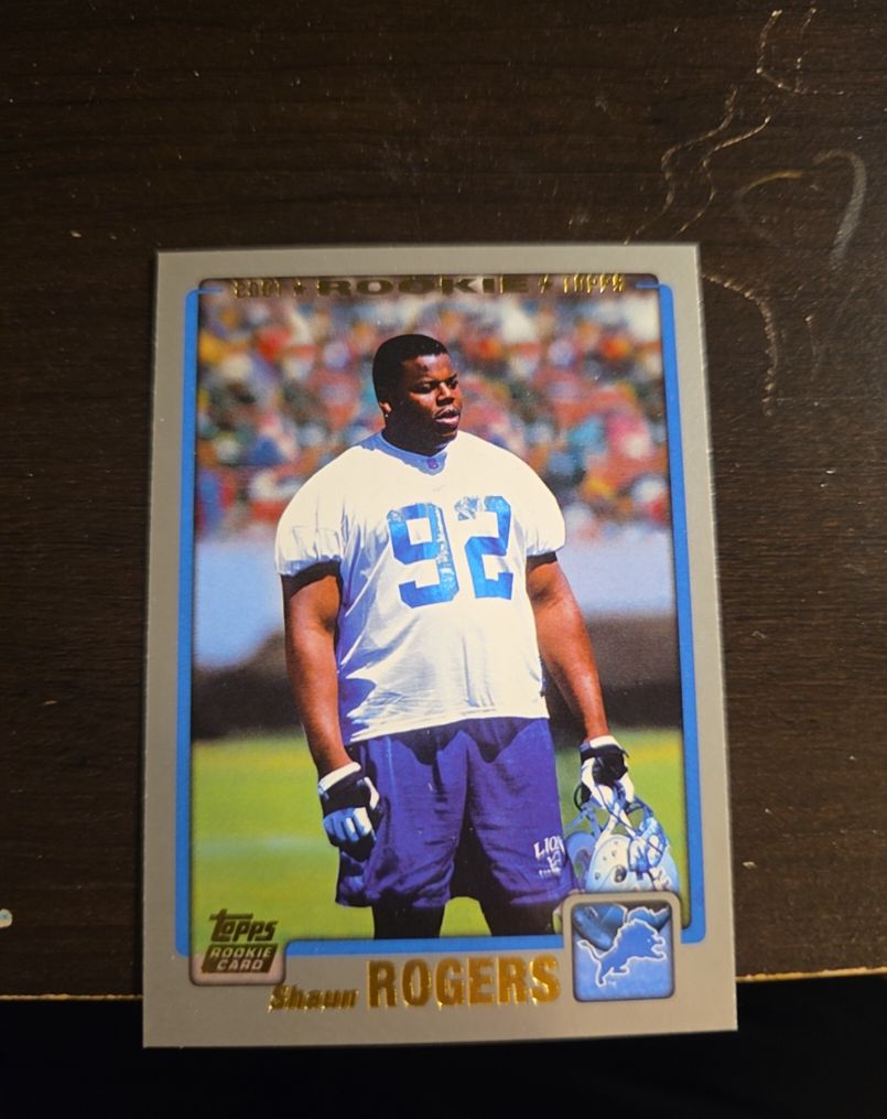 2001 Topps #377 Shaun Rogers — front