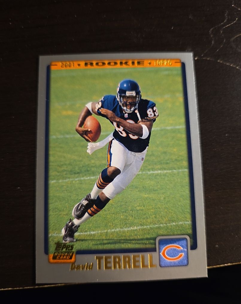 2001 Topps #326 David Terrell — front