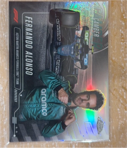 2024 Topps Chrome Formula 1 Camber #CAM-5 Fernando Alonso — front