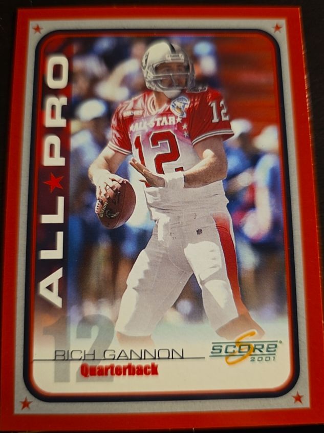2001 Score #231 Rich Gannon All-Pro — front