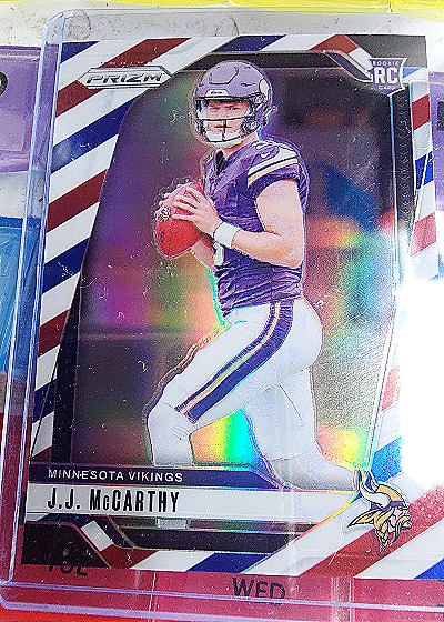 2024 Panini Prizm #400 J.J. McCarthy — front