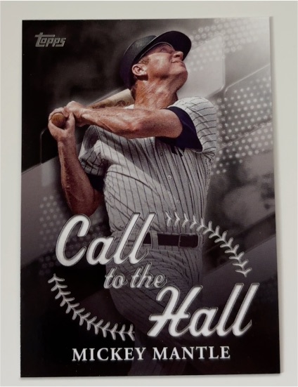 2025 Topps Series 1 #CTH-15 Mickey Mantle Call to the Hall — front