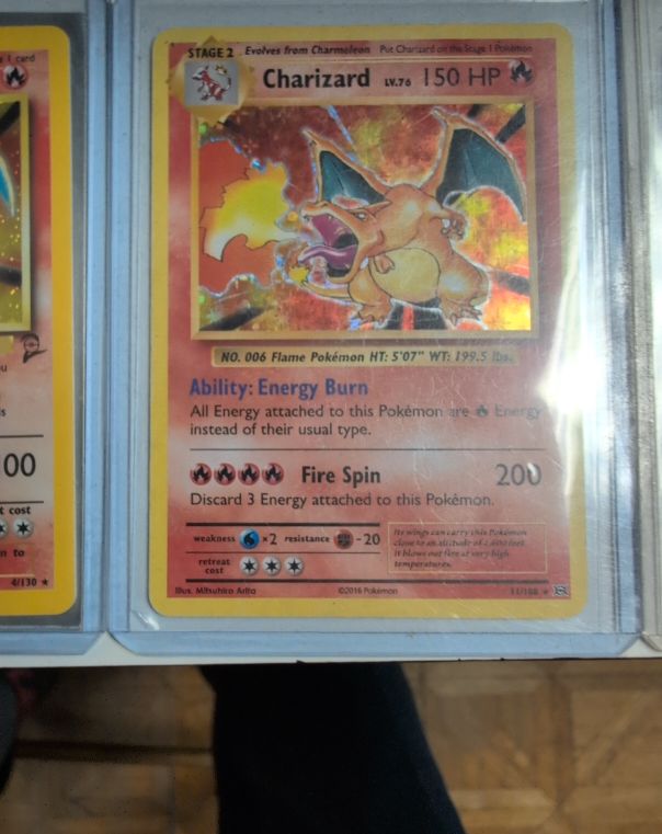 2016 Pokemon XY Evolutions #11 Charizard — front