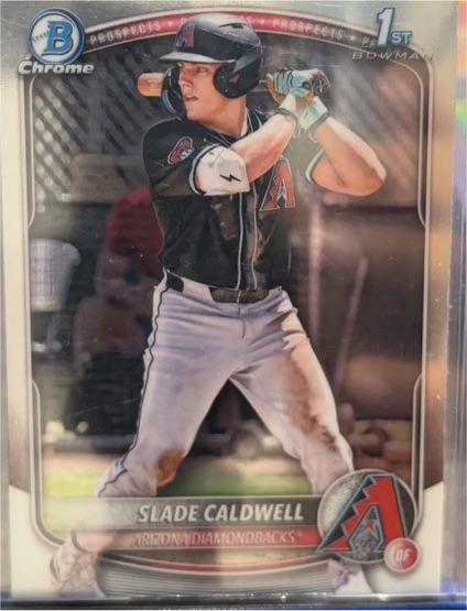 2025 Bowman #BP-21 Slade Caldwell — front