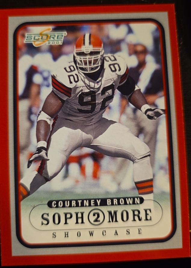 2001 Score Soph2more Showcase Courtney Brown — front
