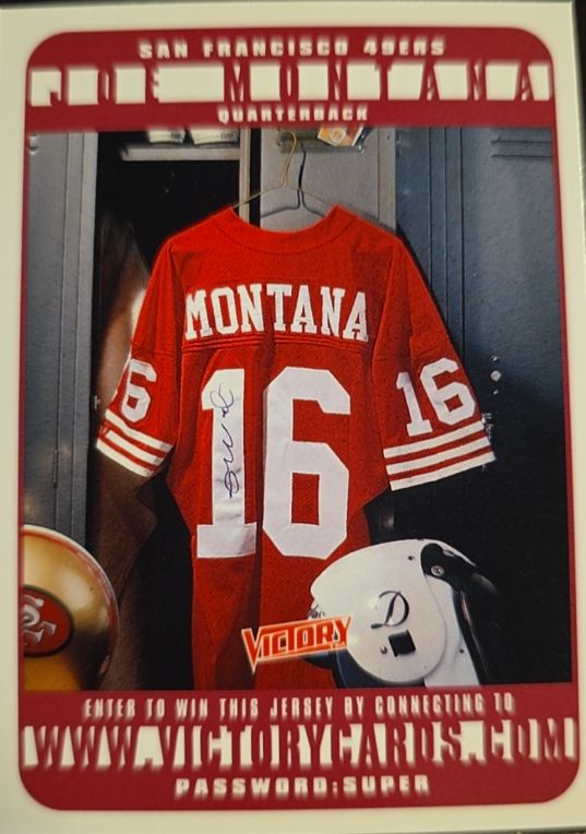 1999 Upper Deck Victory #NNO Joe Montana — front