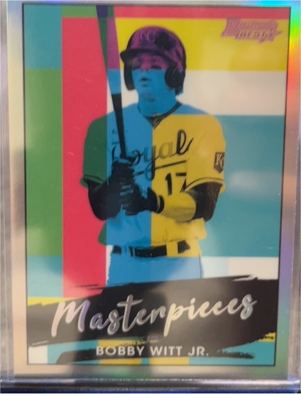 2021 Bowman's Best #BM-12 Bobby Witt Jr. Bowman Masterpieces — front