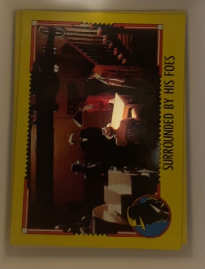 1990 Topps Dick Tracy Movie #56 Surrounded By His Foes — front