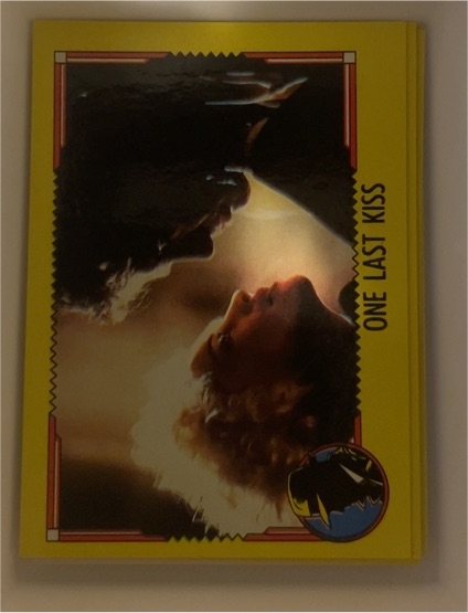 1990 Topps Dick Tracy Movie #88 One Last Kiss — front