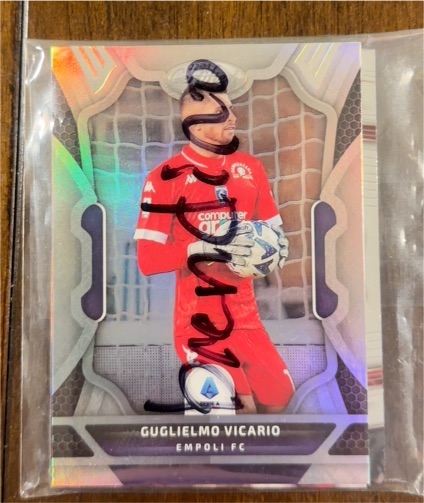 2023 Panini Prizm Soccer Guglielmo Vicario — front