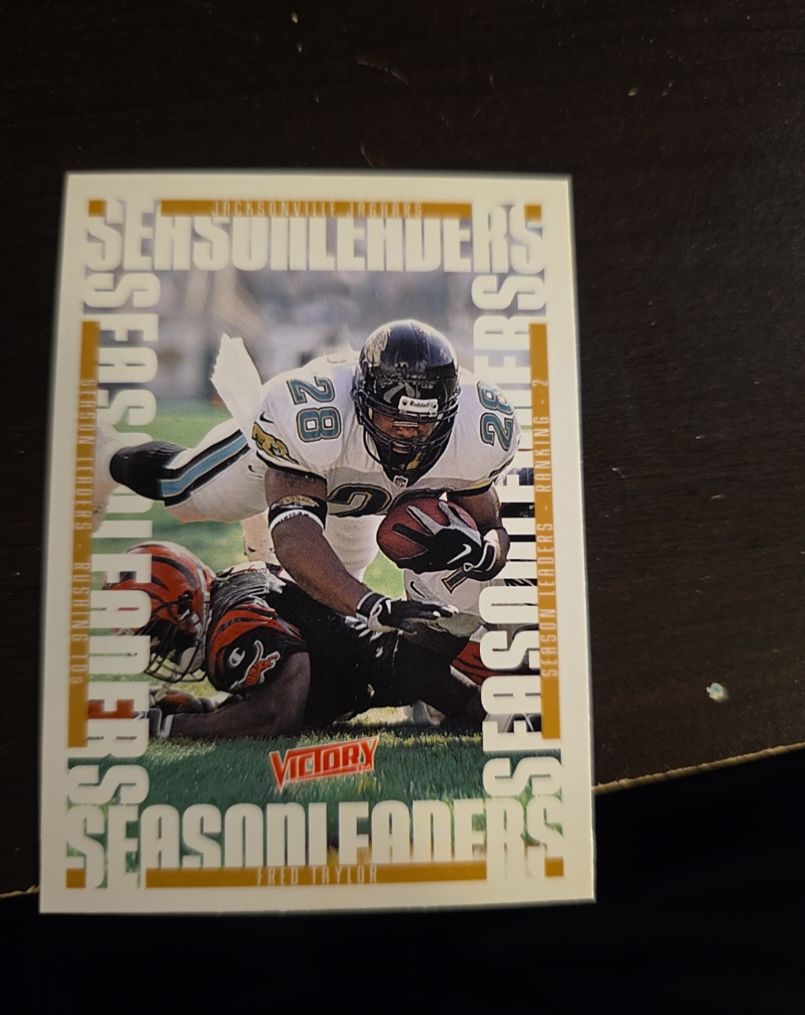 1999 Upper Deck Victory Season Leaders #327 Fred Taylor — front