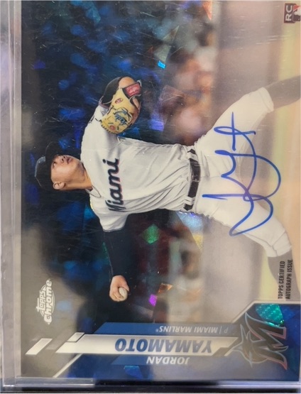2020 Topps Chrome #RA-JY Jordan Yamamoto — front