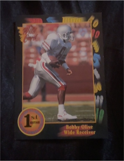1991 Wild Card #60 Bobby Olive — front