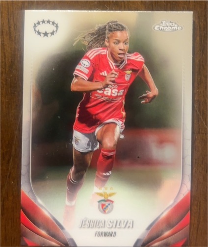 2023-24 Topps Chrome UEFA Women's Champions League #48 Jessica Silva — front