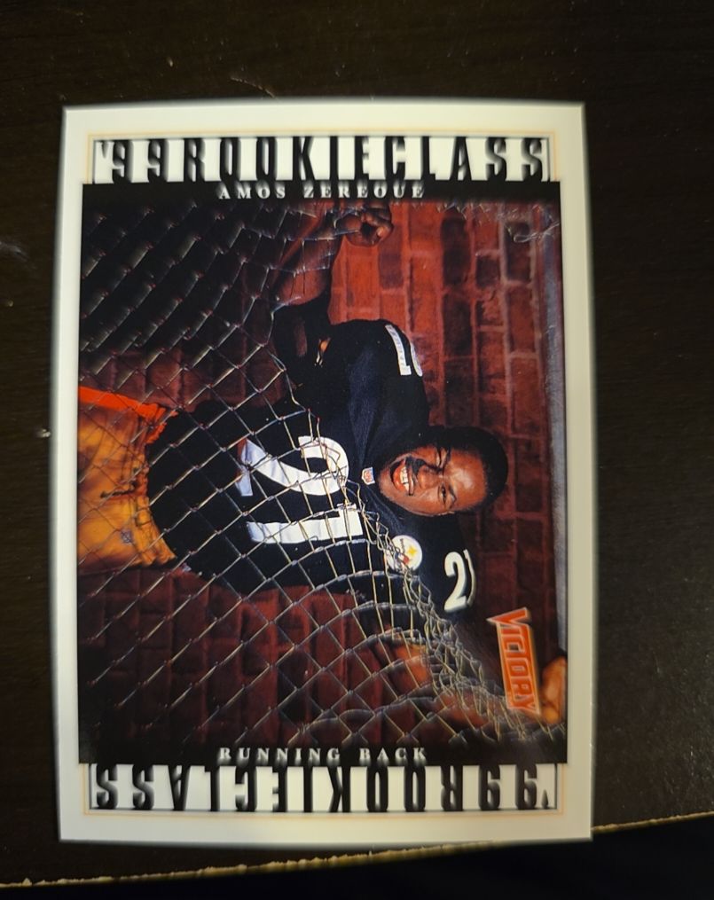 1999 Victory Rookie Class #99 Amos Zereoue — front