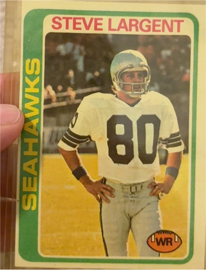 1978 Topps #443 Steve Largent — front
