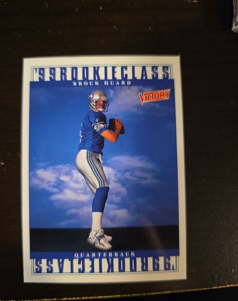 1999 Upper Deck Victory #435 Brock Huard Rookie — front