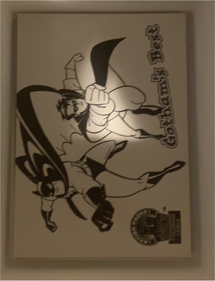 1995 Skybox The Adventures of Batman & Robin Coloring Card #C4 — front