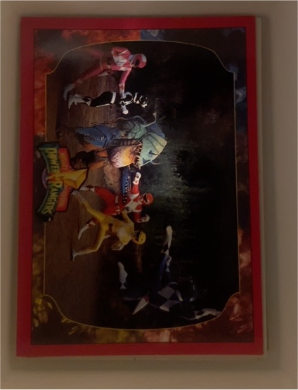 1994 Mighty Morphin Power Rangers Card — front